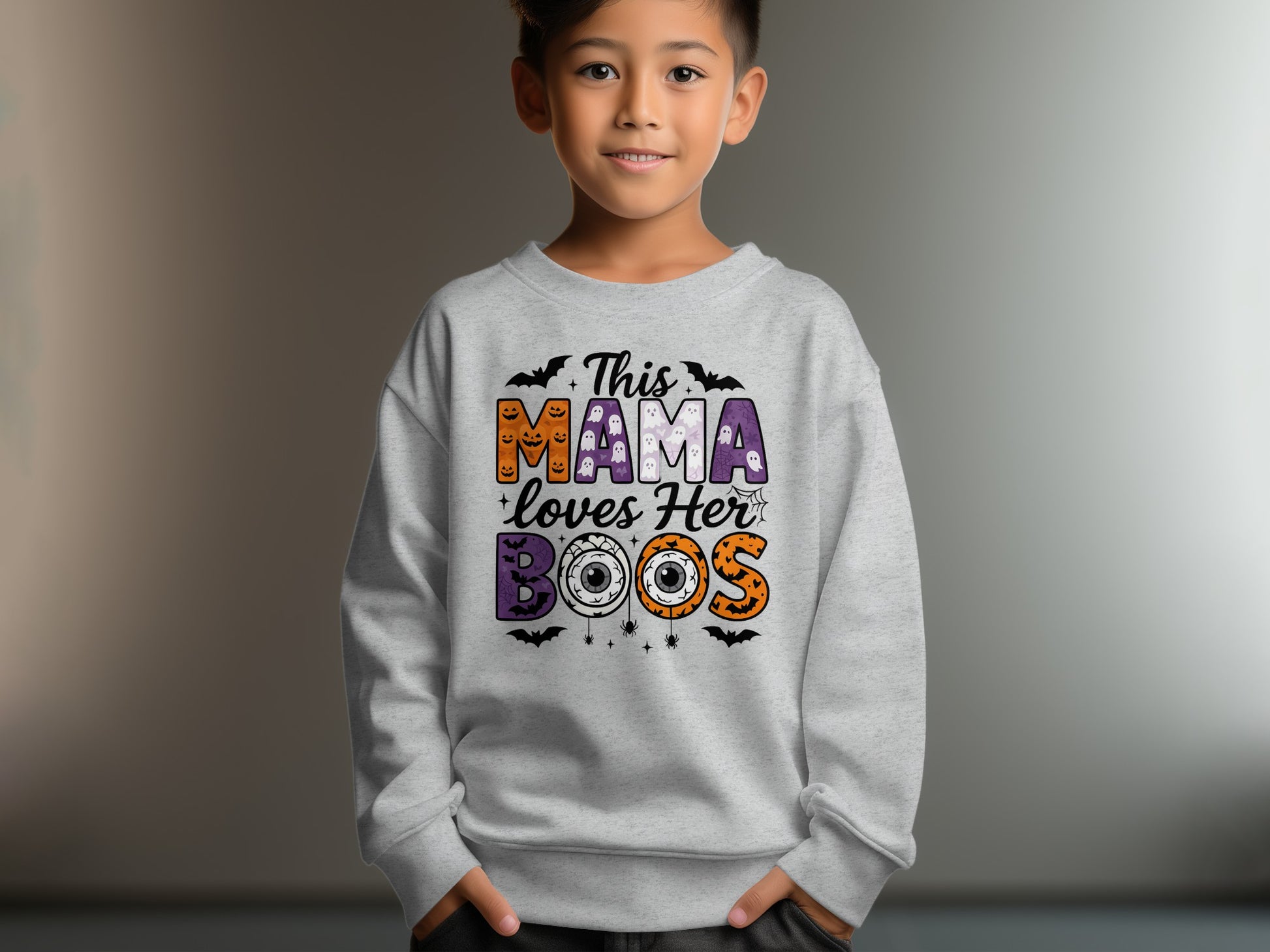 This Mama Loves Her Boos Halloween Sweatshirt product type