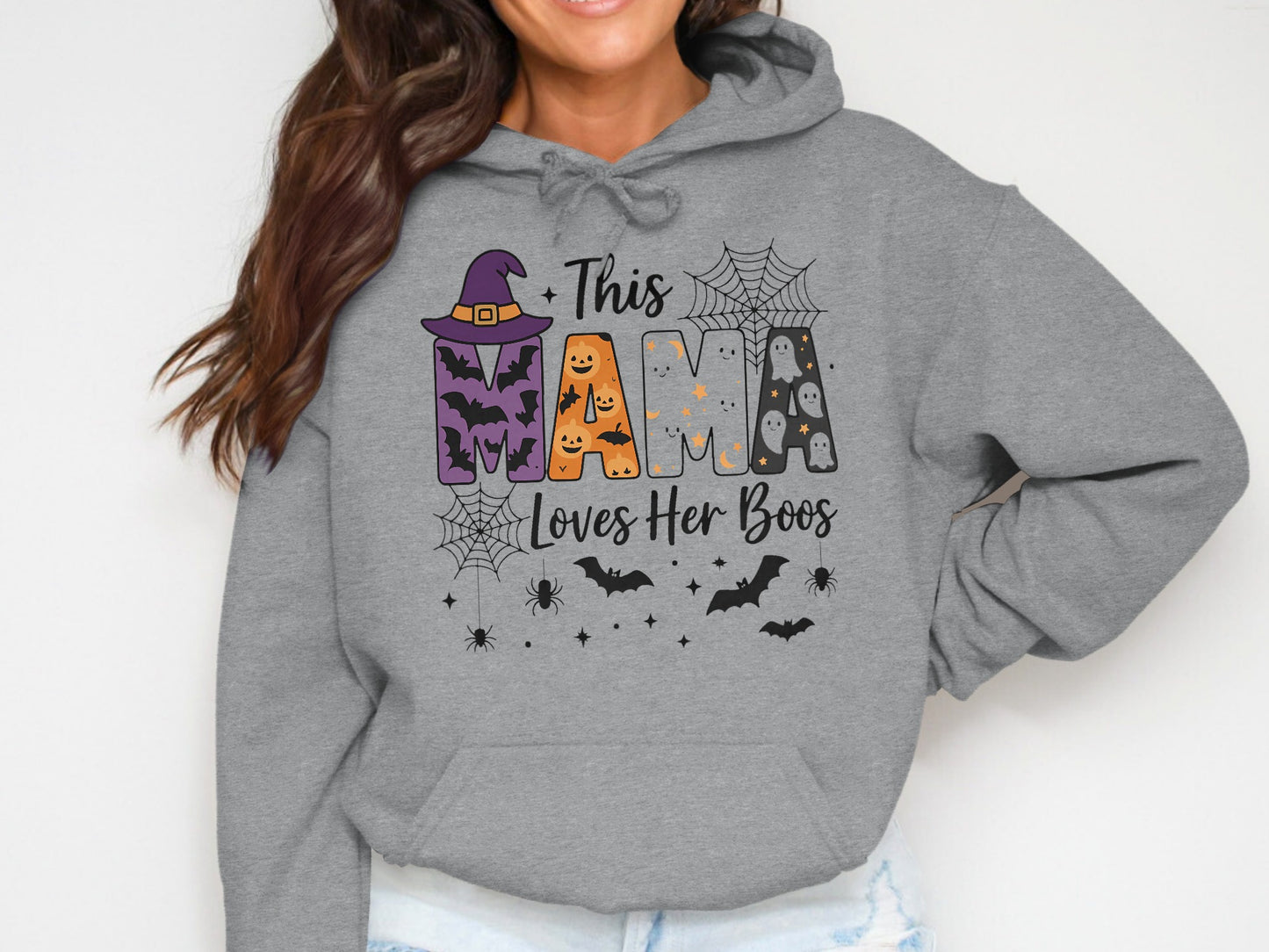 This Mama Loves Her Boos Halloween Hoodie product