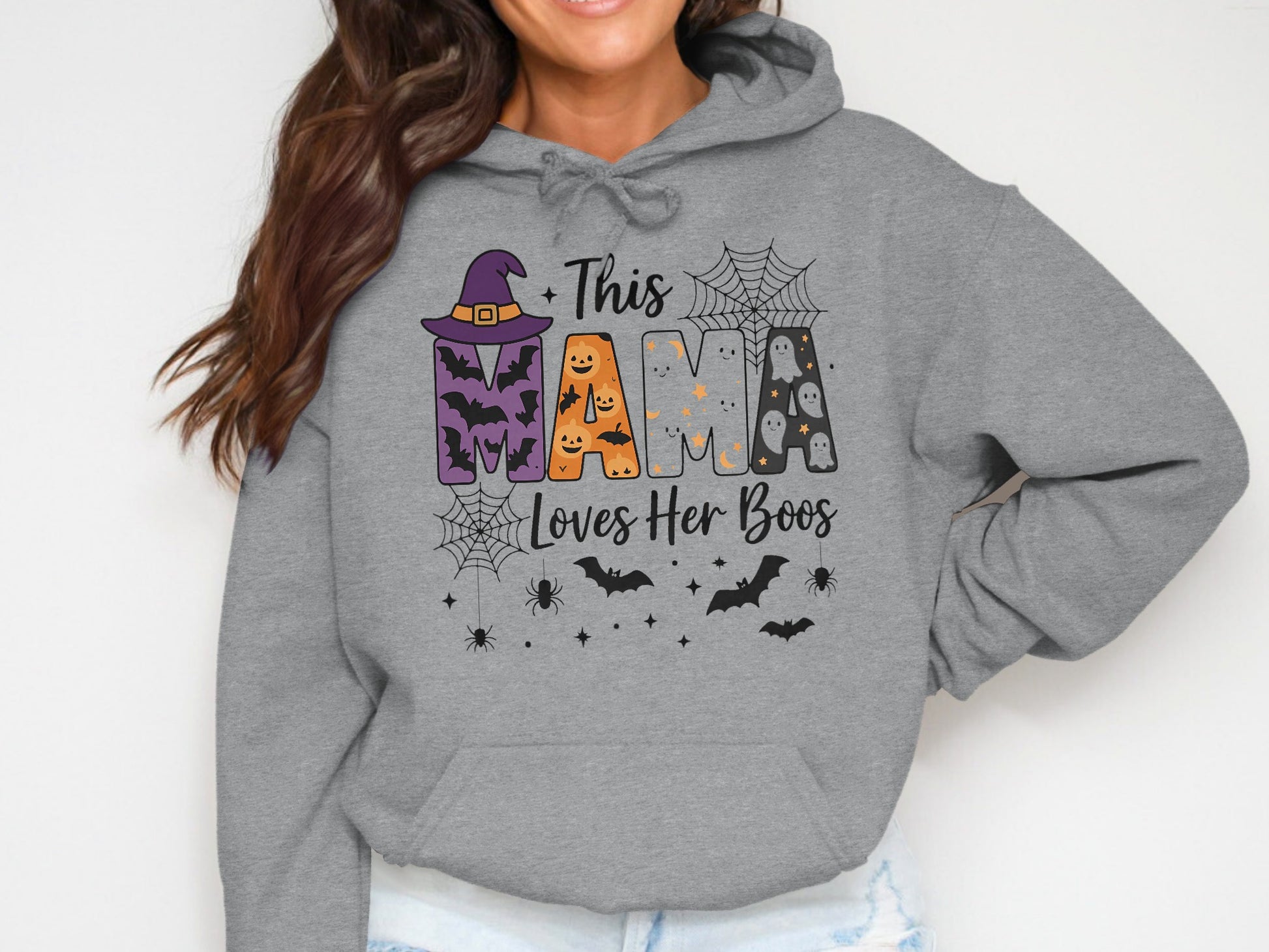 This Mama Loves Her Boos Halloween Hoodie product