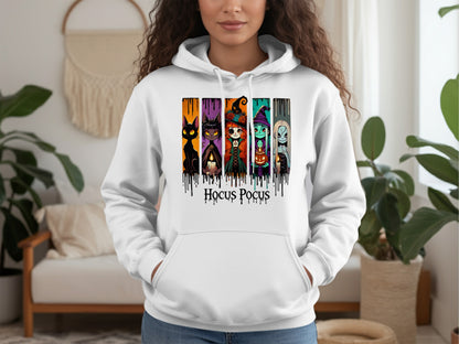 Hocus Pocus Drip Art Characters Printed Hoodie product