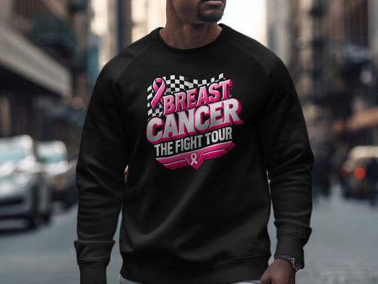Breast Cancer The Fight Tour Graphic Sweatshirt product type