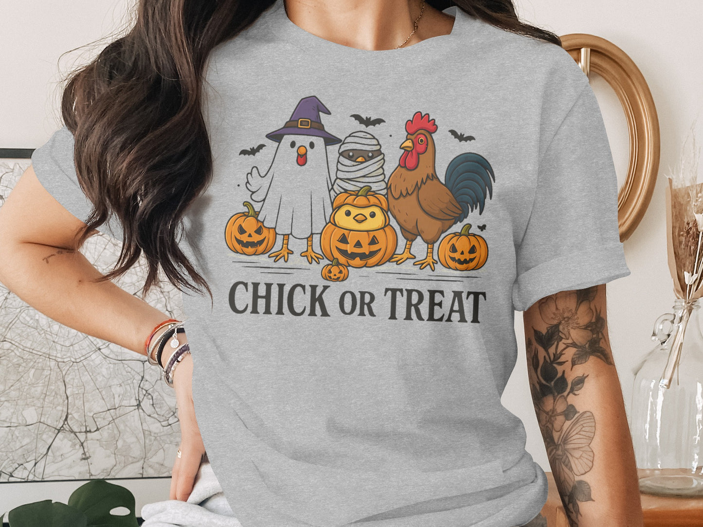 Chick or Treat Fun Halloween T-shirt product