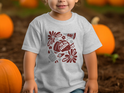 Toddler Tshirt with Fun Football Themed Graphics product