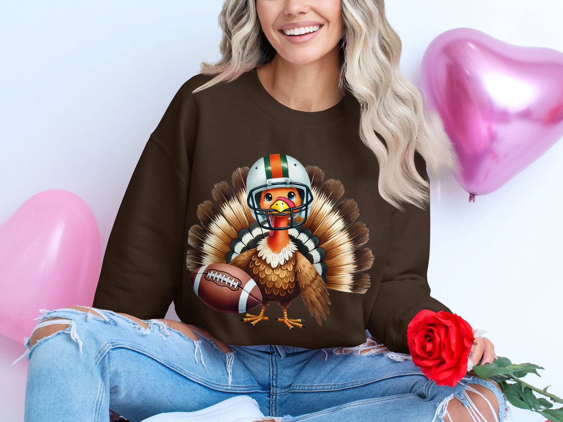 Football Turkey Sweatshirt Perfect Holiday Product