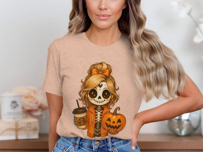Cute Halloween Character Art Shirt product type
