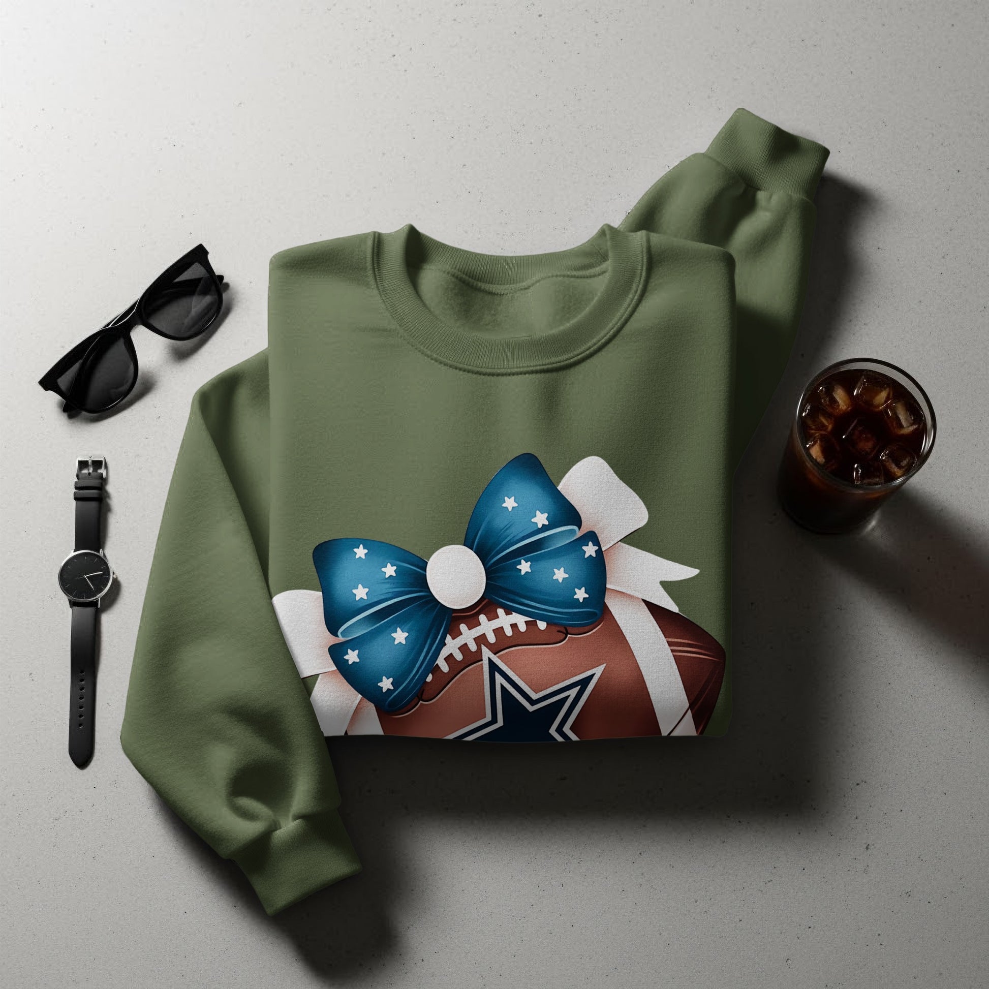 Football Theme Design Festive Stylish Sweatshirt product