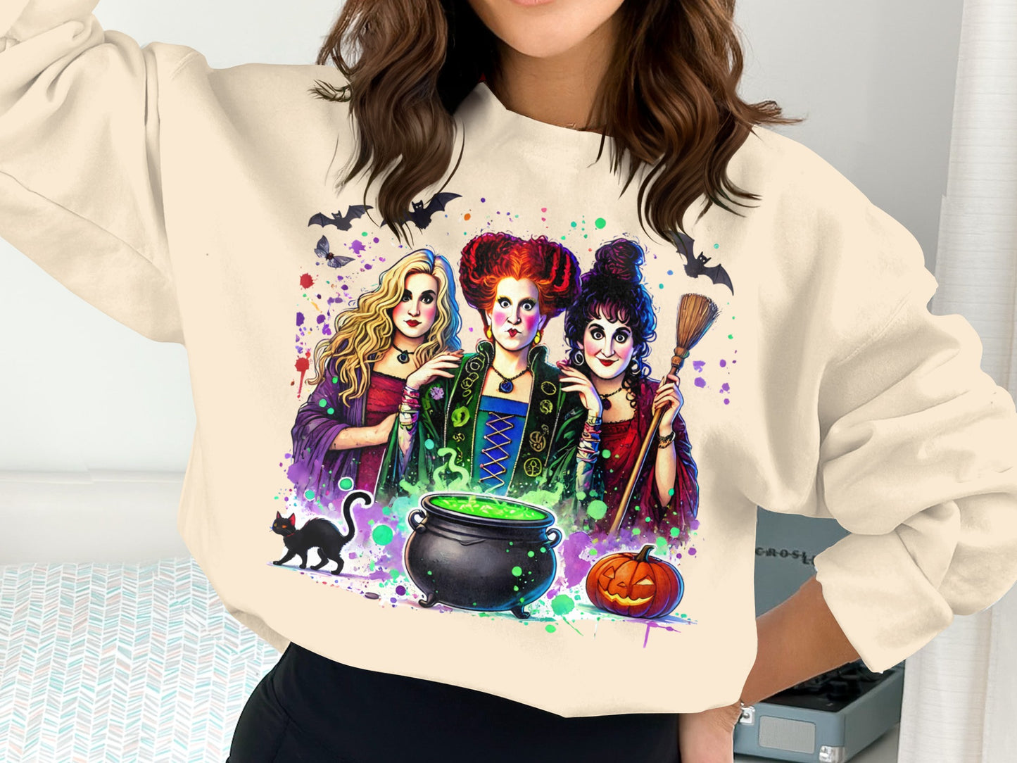 Halloween Themed Witchy Character Sweatshirt product