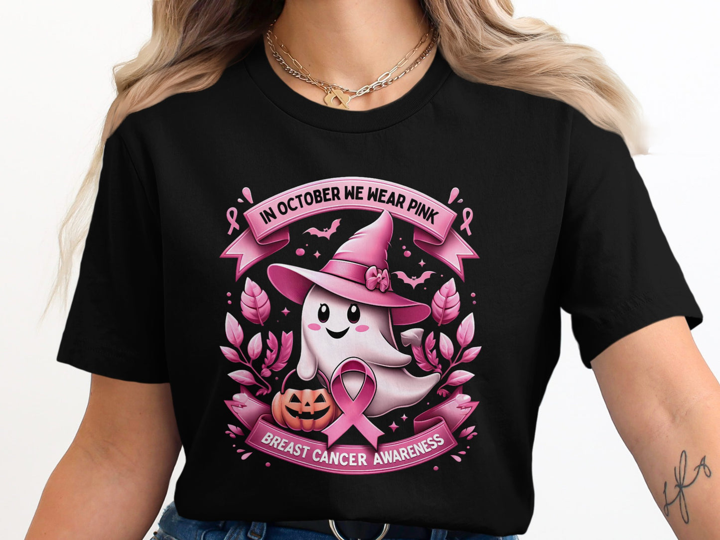 In October We Wear Pink Breast Cancer Awareness product type