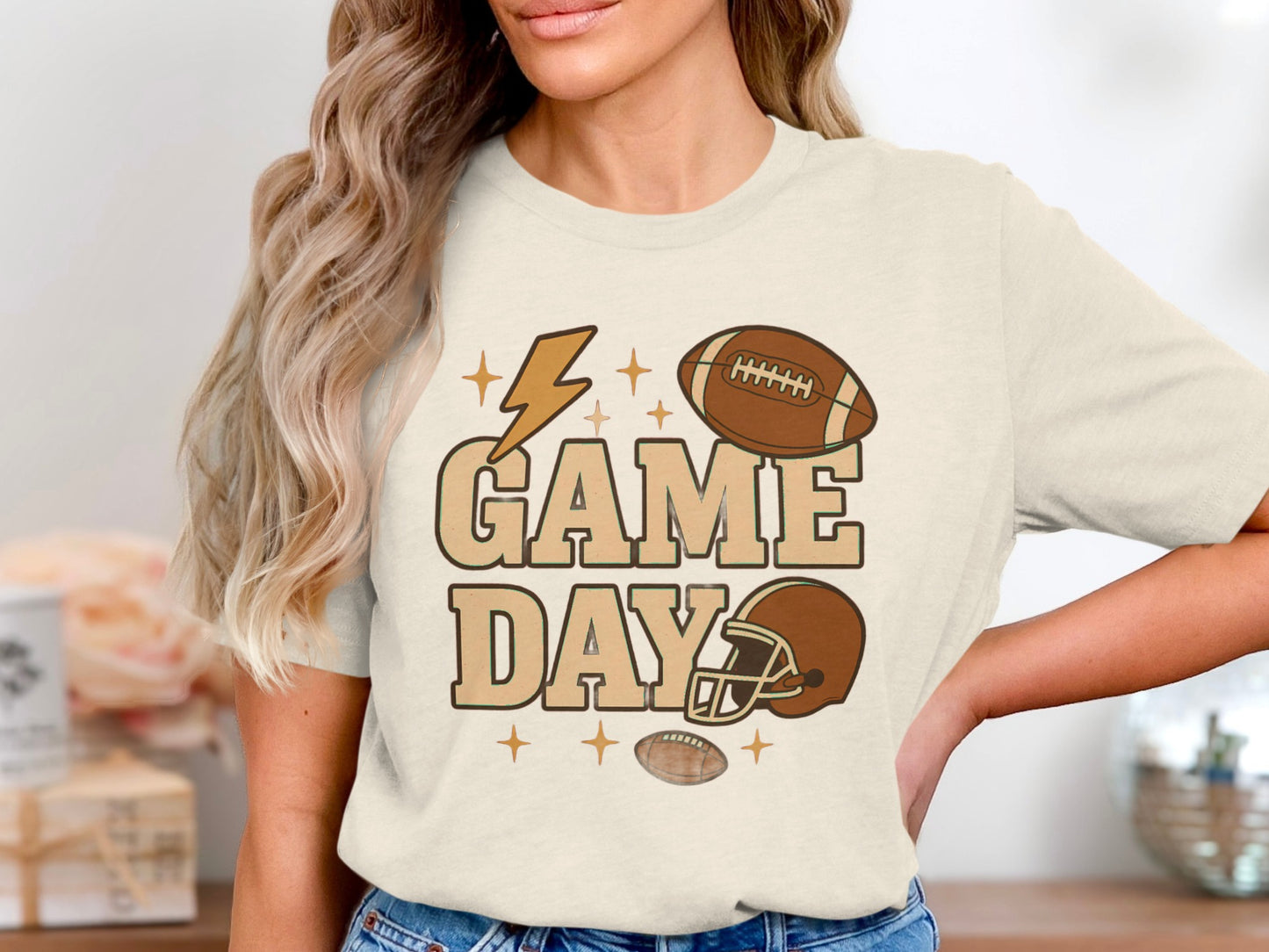 Game Day Football Graphic Tee Shirt product type