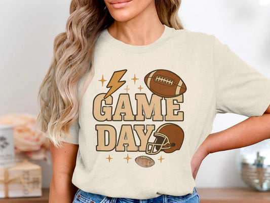 Game Day Football Graphic Tee Shirt product type