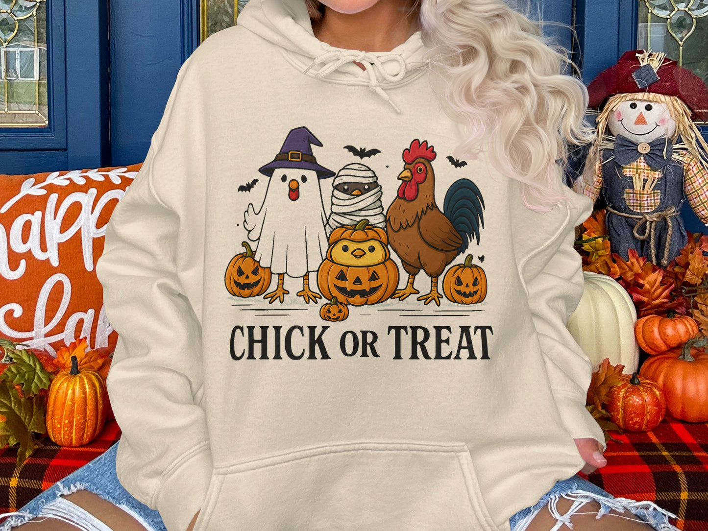 Chick or Treat Halloween Hoodie product
