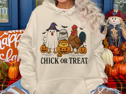 Chick or Treat Halloween Hoodie product