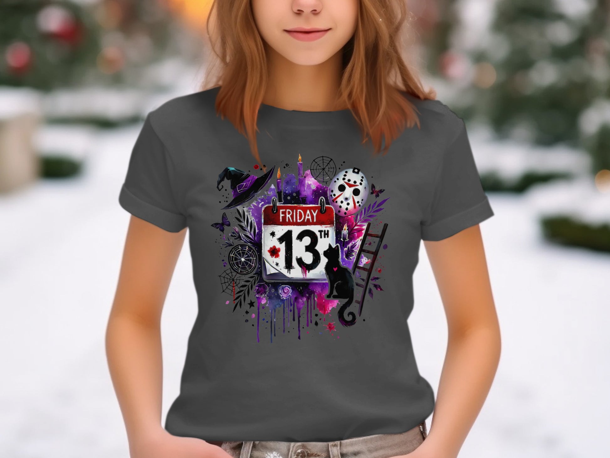 Unique Friday the 13th Design T-Shirt Product Type