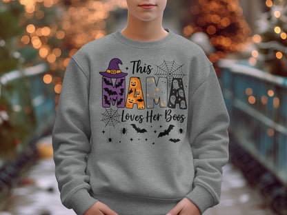 This Mama Loves Her Boos Halloween Sweatshirt product type