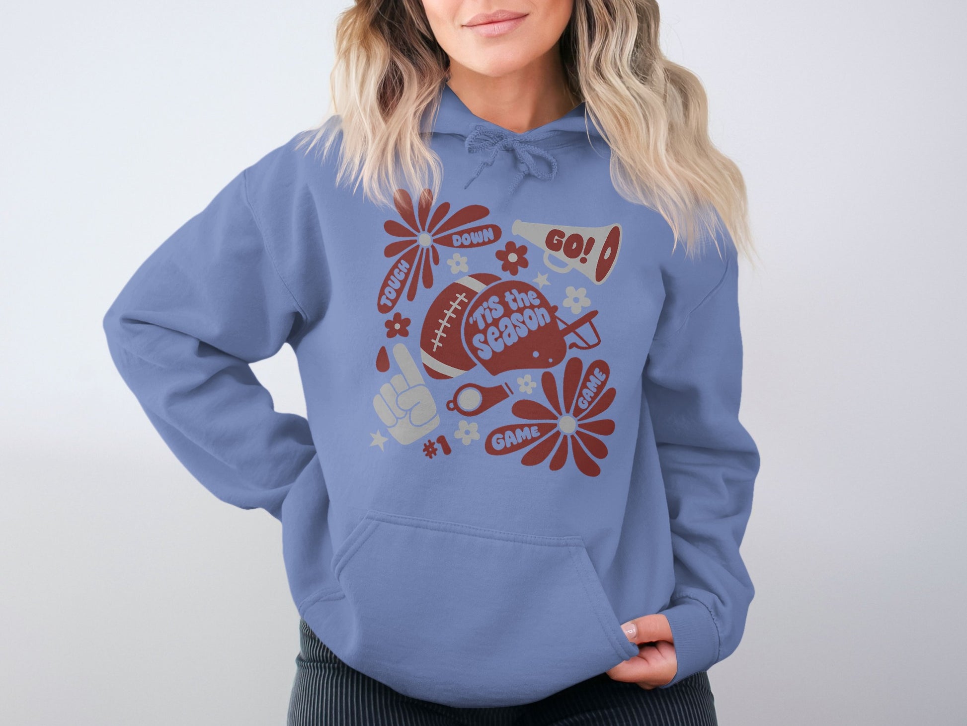 Tis The Season Football Game Day Hoodie product
