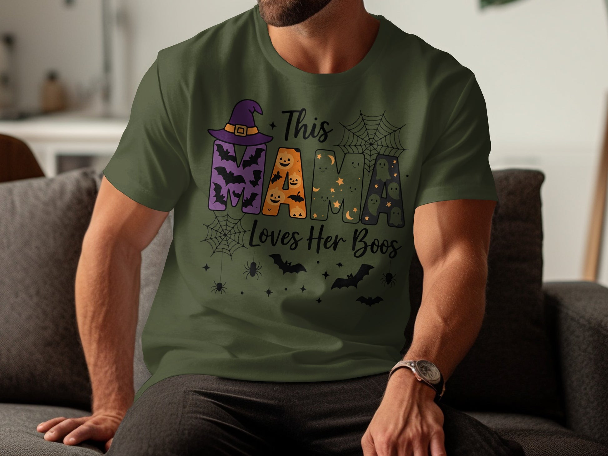 This Mama Loves Her Boos Halloween T-shirt product type