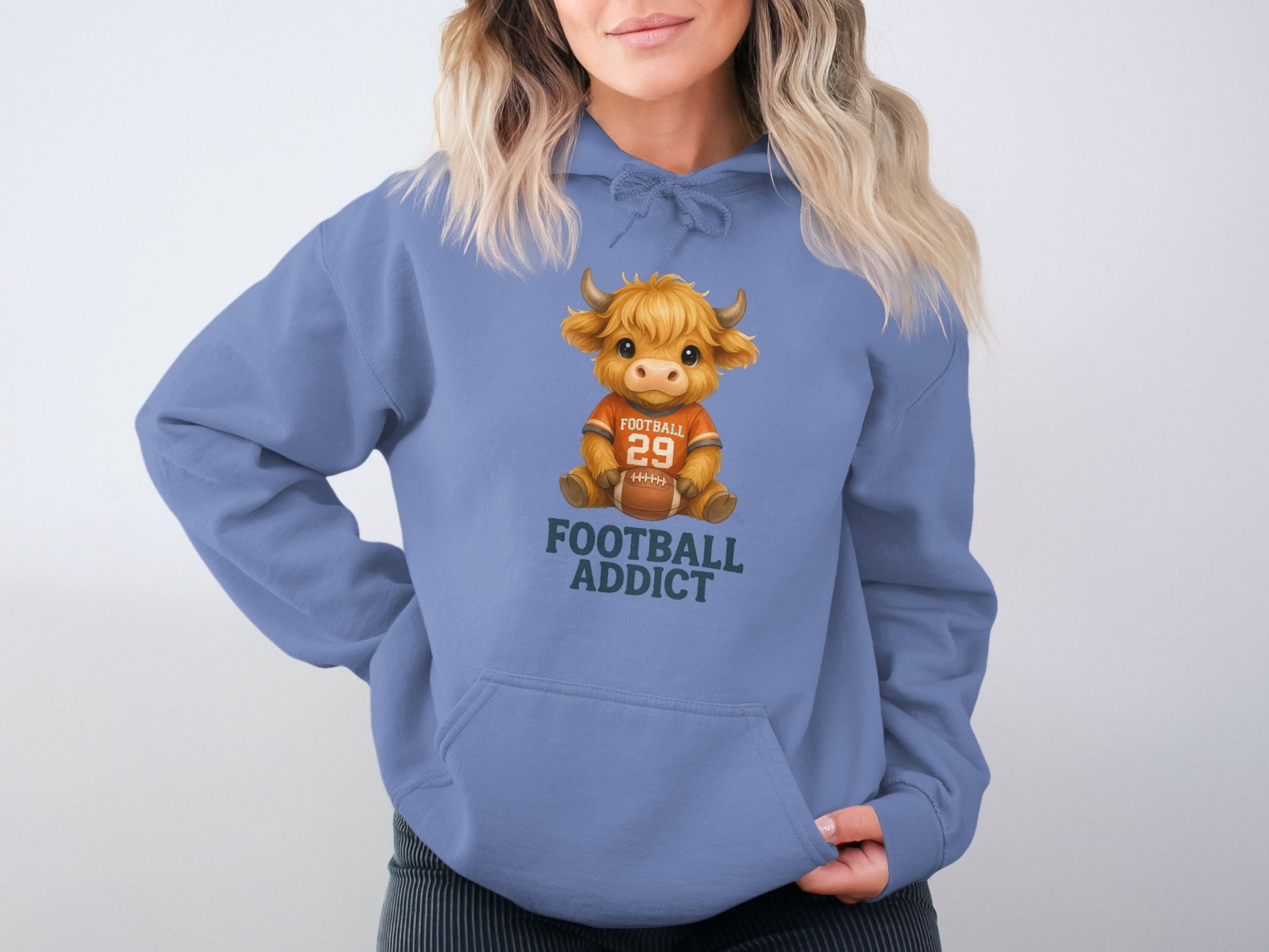 Football Addict Cute Bull Sweatshirt product type