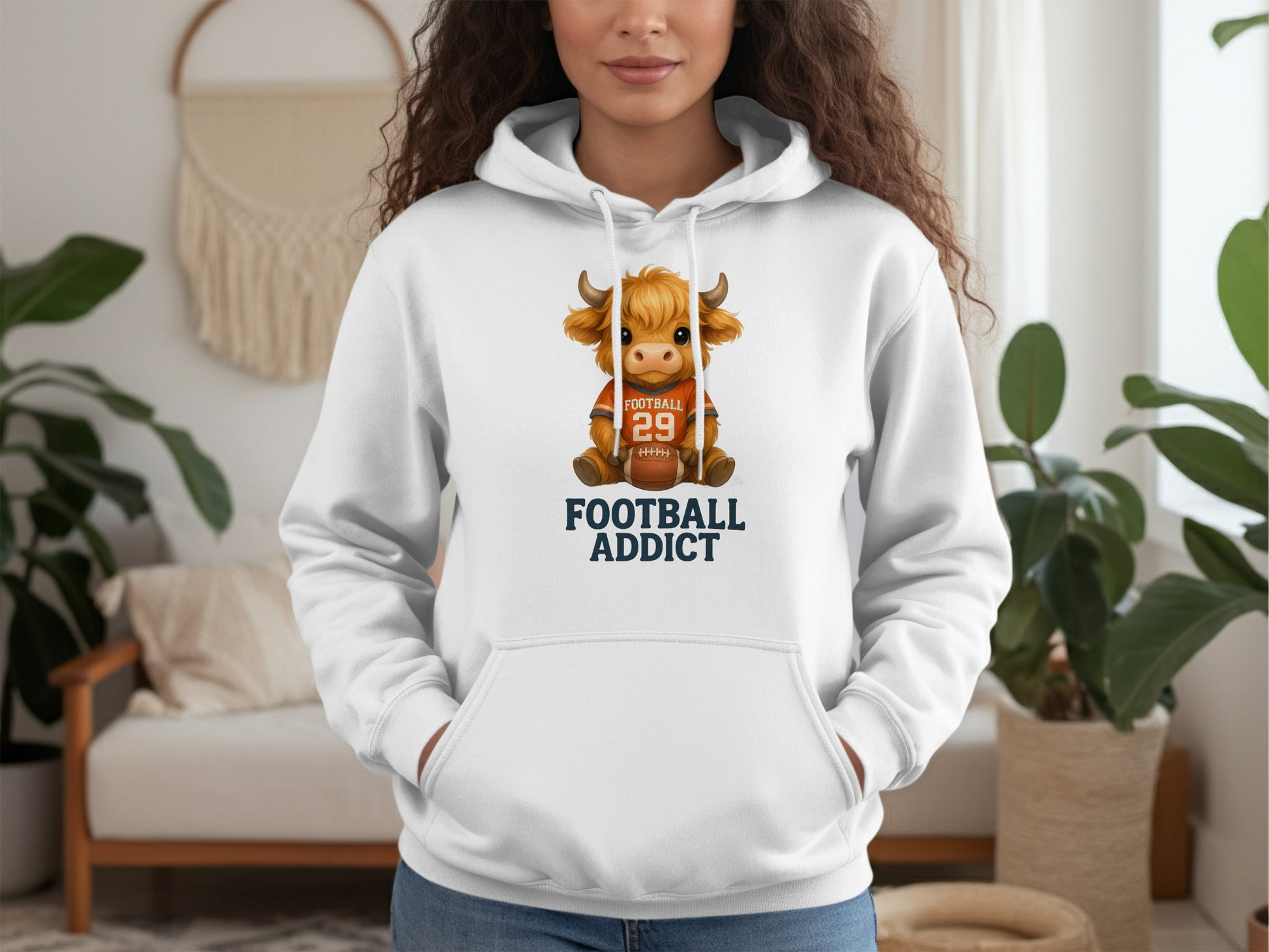 Football Addict Cute Bull Hoodie product