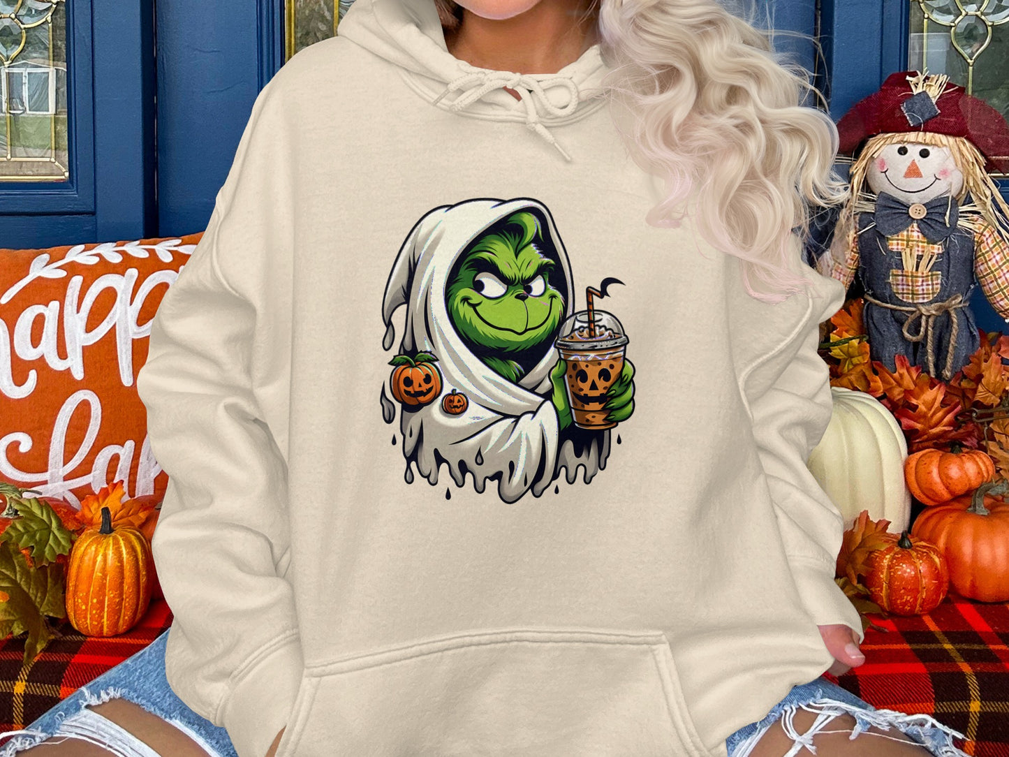 Spooky Grinch Halloween Hoodie festive product