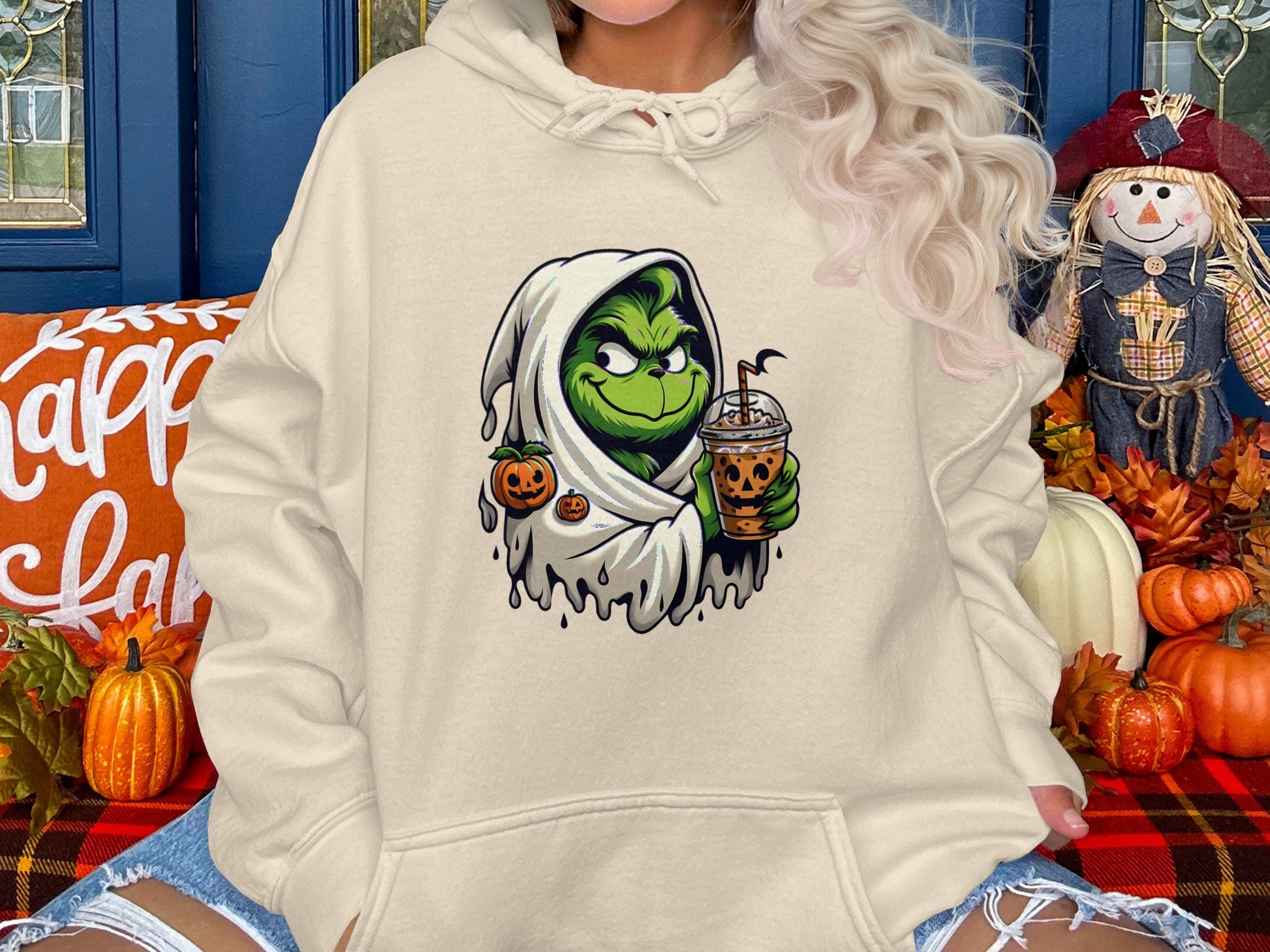 Spooky Grinch Halloween Hoodie festive product