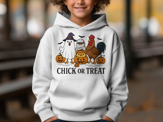 Chick or Treat Halloween themed hoodie product