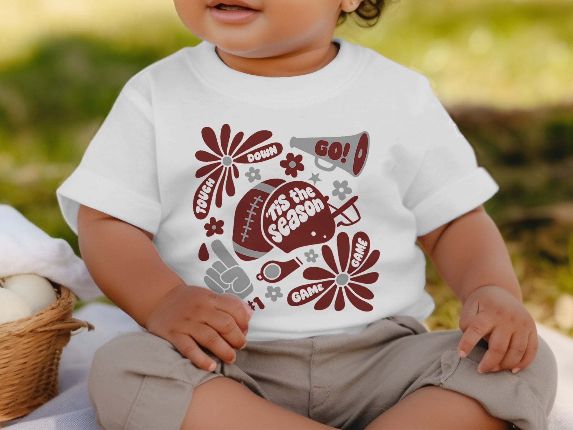 Tis the Season Game Day Holiday Toddler Shirt product