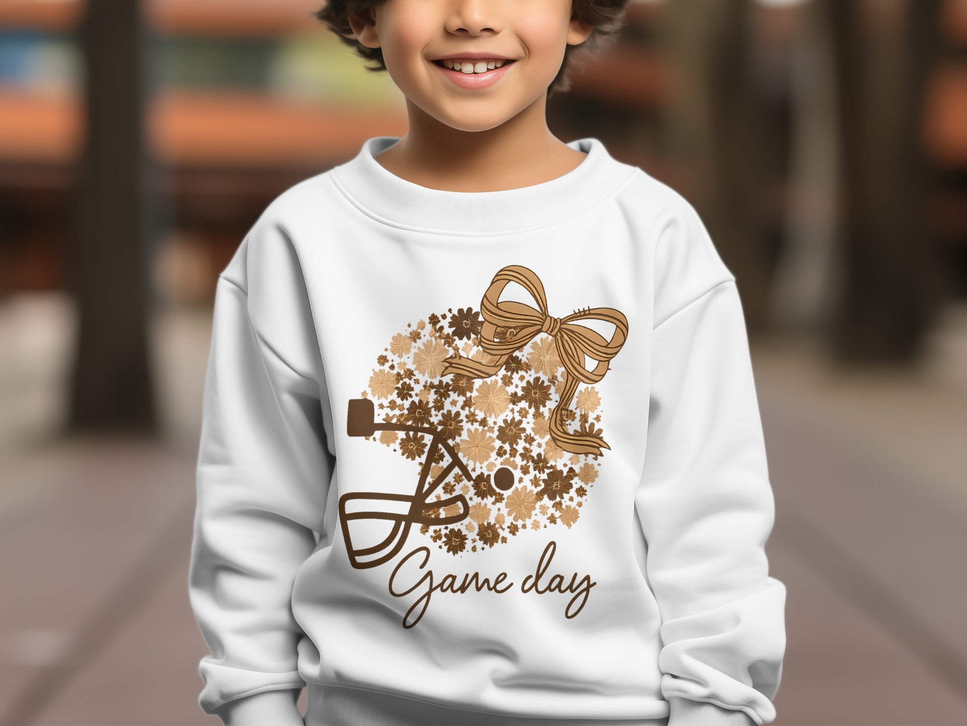 Game Day Themed Design Cute Kids Sweatshirt product