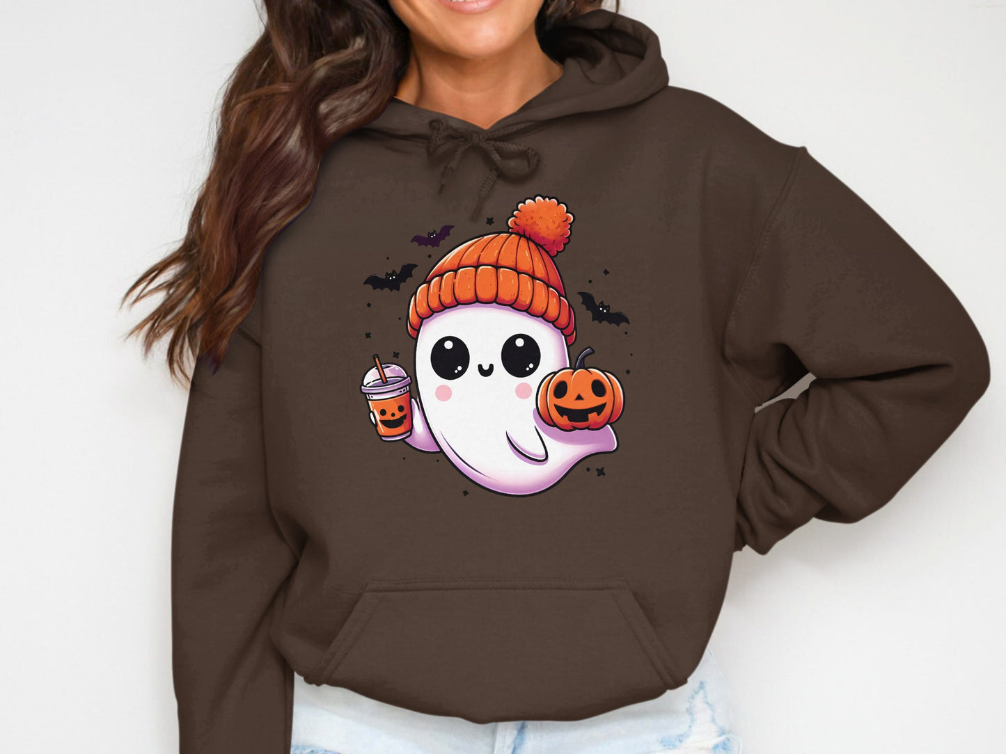 Spooky Cute Ghost Halloween Hooded Sweatshirt product type