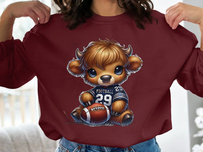 Cute Cartoon Football Buffalo Sweatshirt product