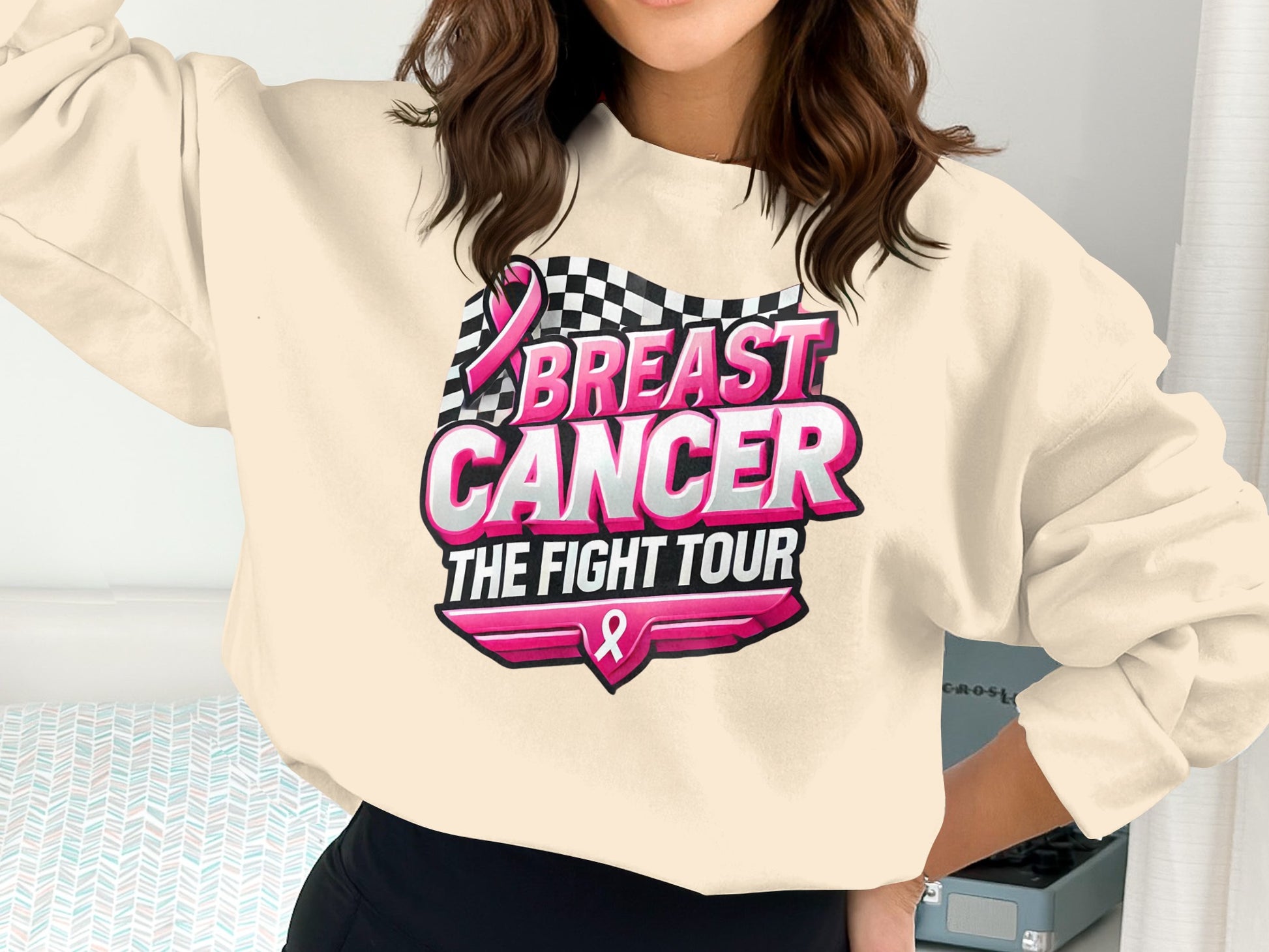 Breast Cancer The Fight Tour Sweatshirt product type