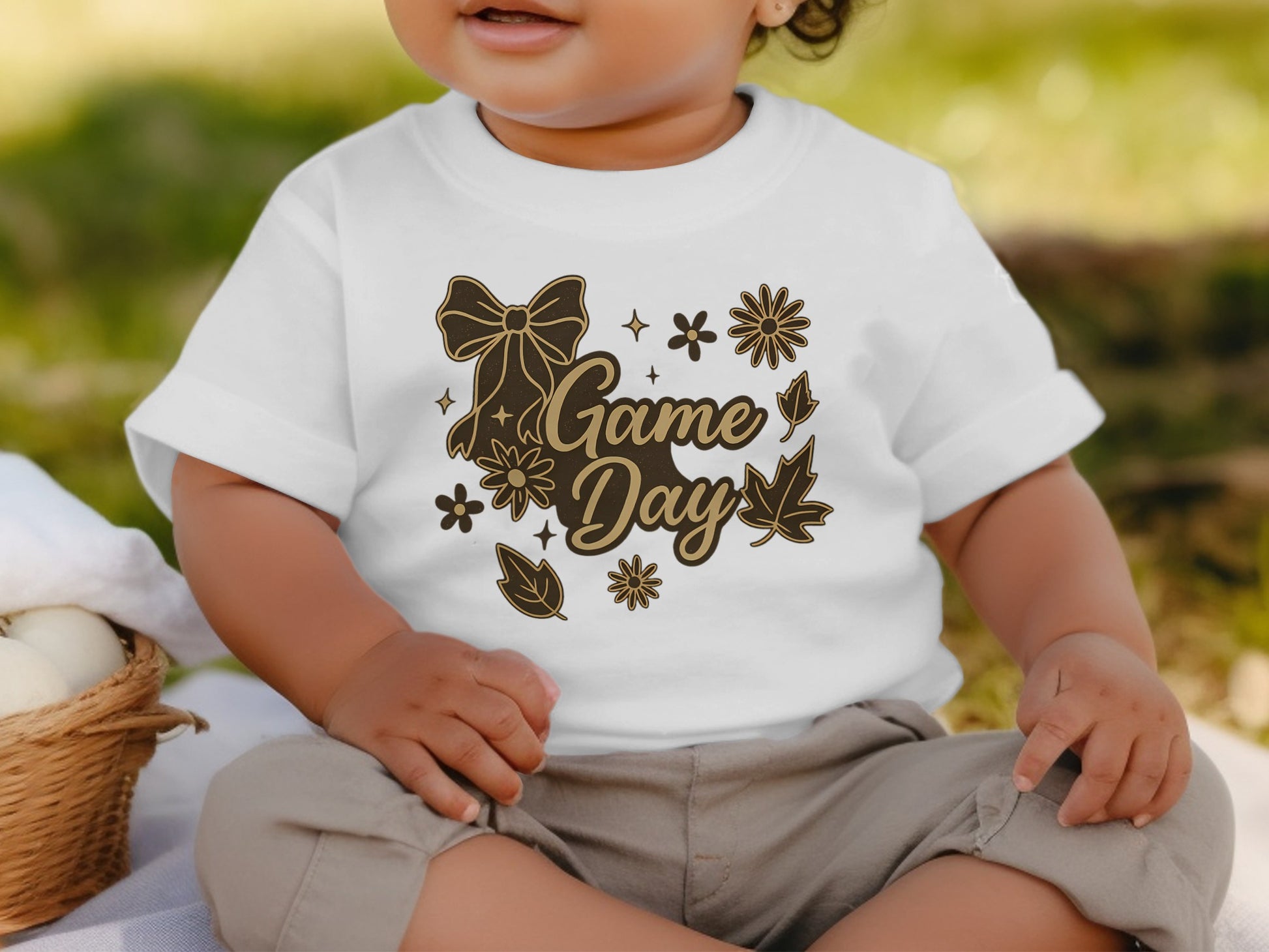 Game Day Floral Theme Toddler T-shirt product