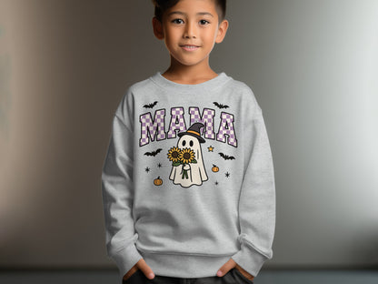 Celebrate Halloween with Kids' Ghostly Mama Sweatshirt product