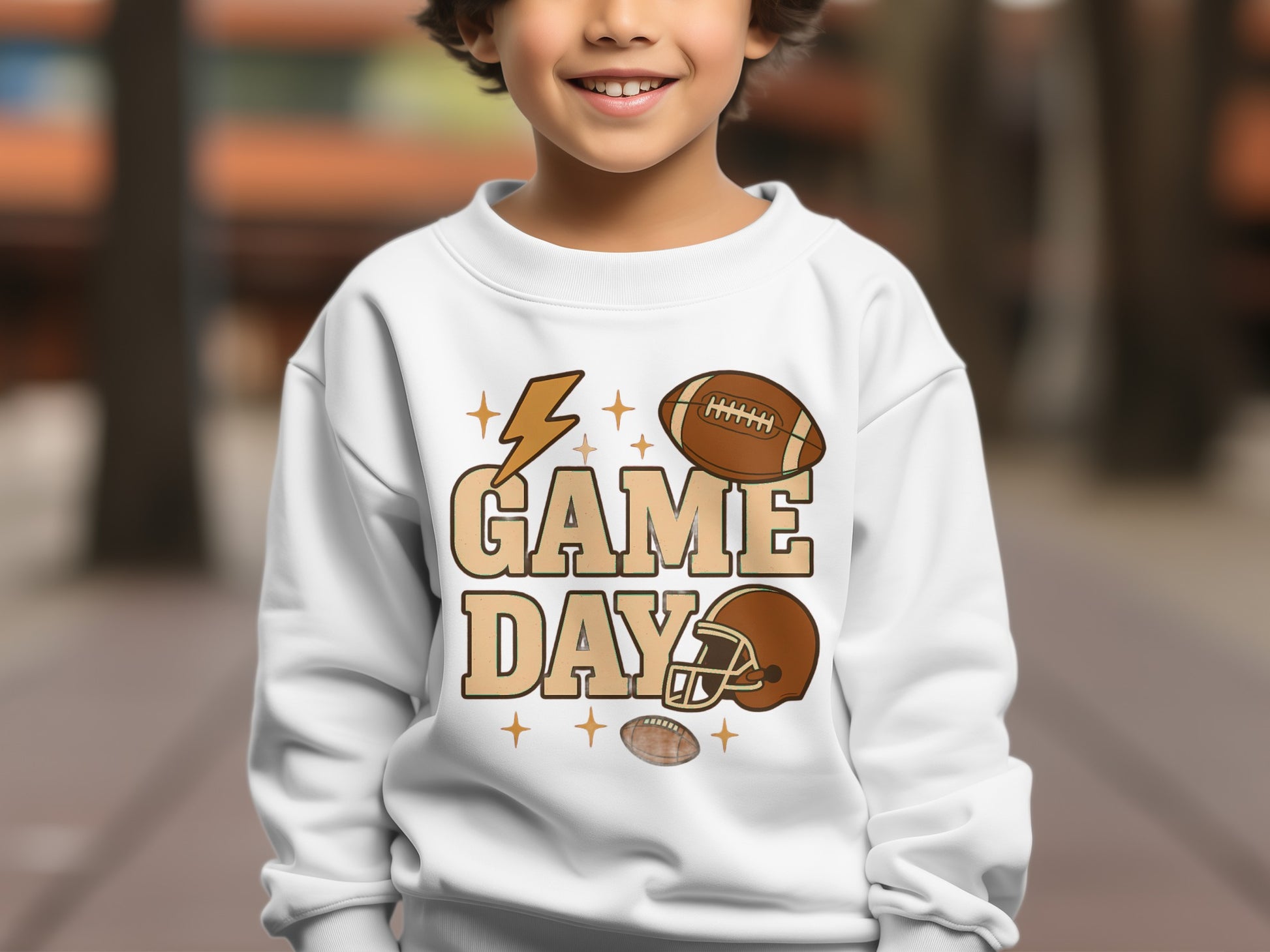 Game Day Football Graphic Kids Sweatshirt product