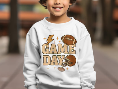 Game Day Football Graphic Kids Sweatshirt product