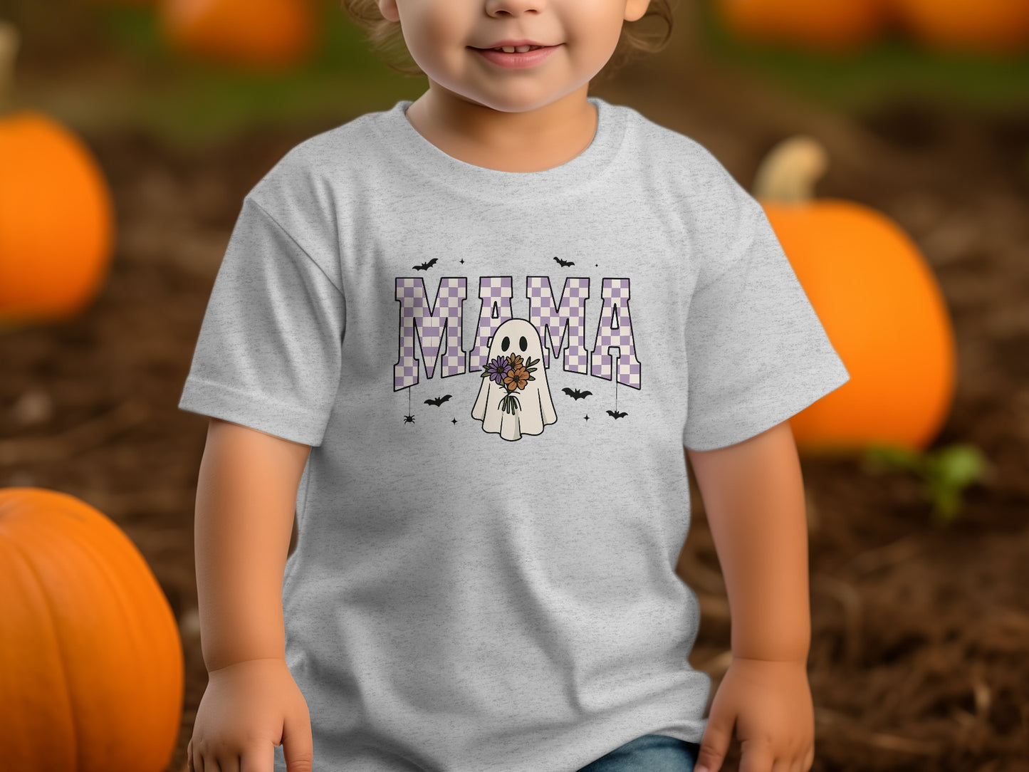 Cute Halloween Themed Mama Ghost Toddler T-shirt product type