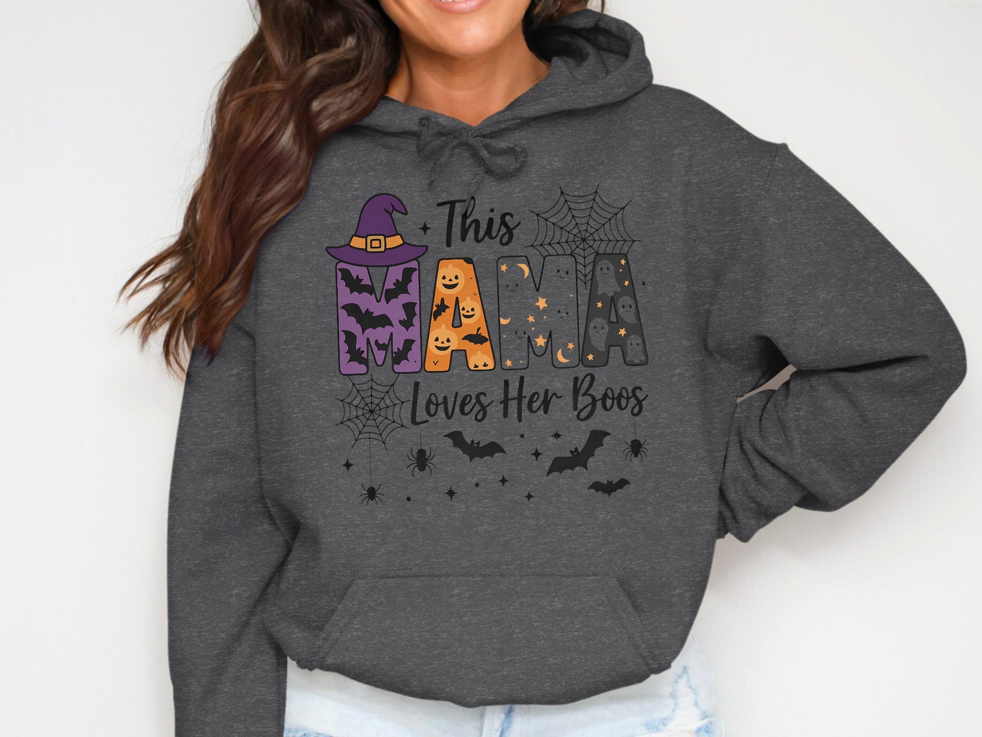 Halloween Themed Hoodie This Mama Loves Her Boos product