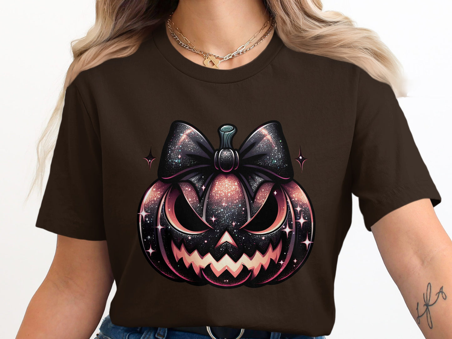 Festive Halloween Pumpkin Design Graphic Tee product