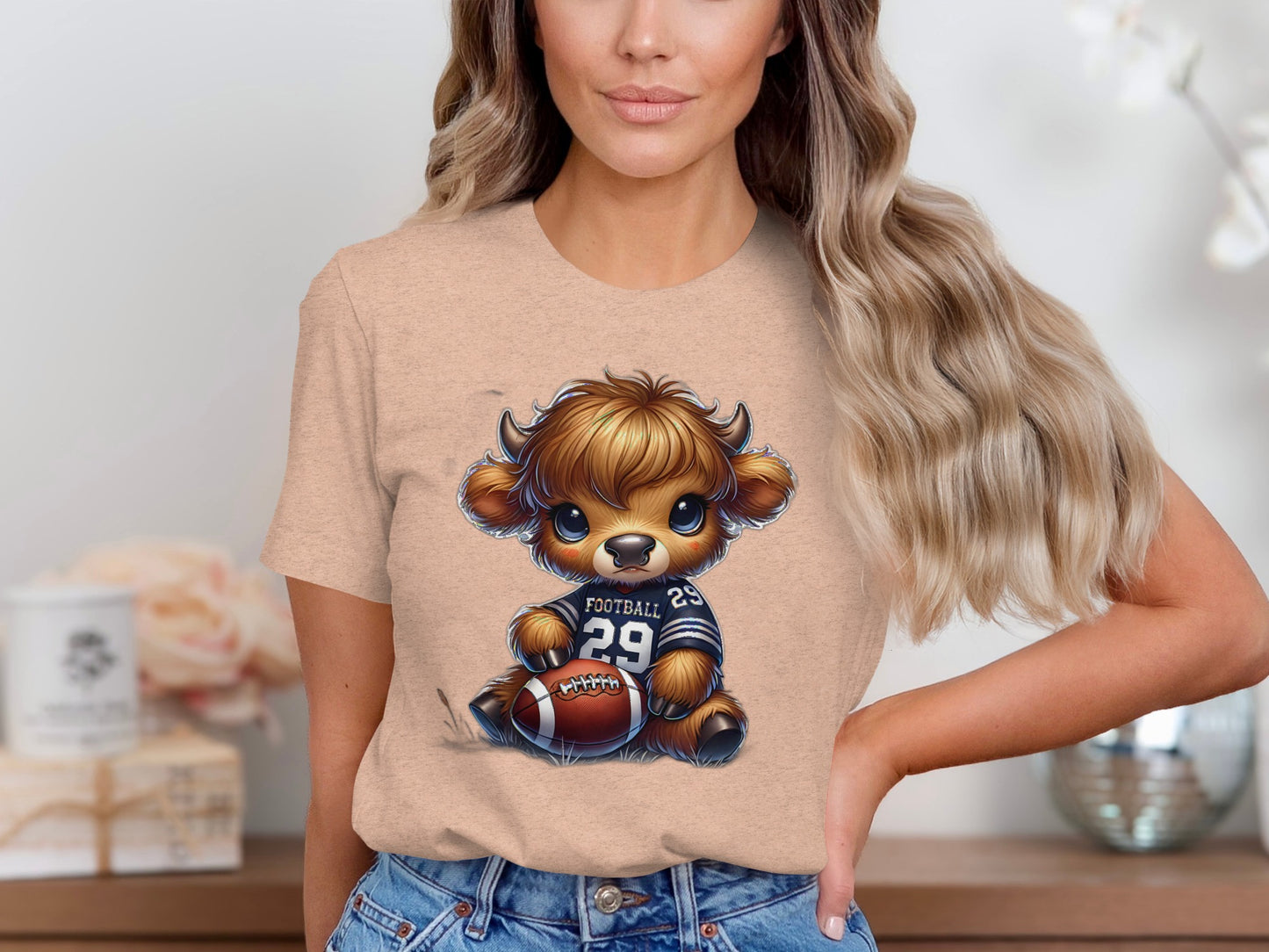 Cute Football Teddy Bear Graphic Tee product