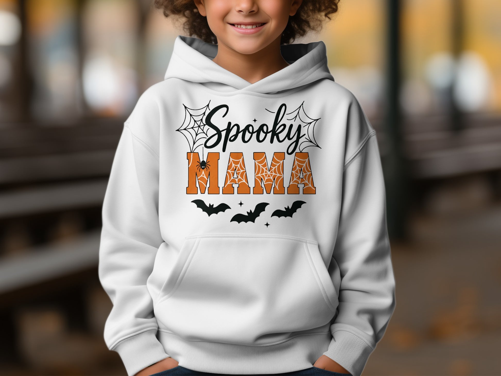Spooky Mama Halloween Themed Kids Hoodie product