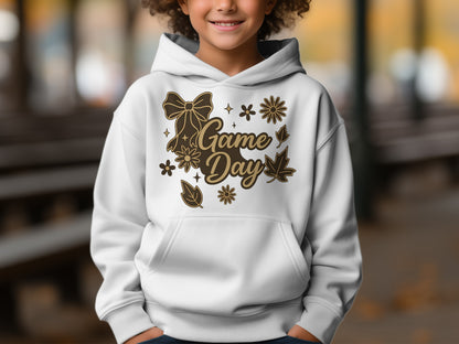 Game Day Floral Themed Graphic Hoodie product
