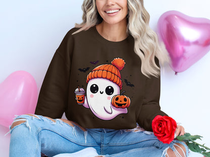 Adorable Ghost with Halloween Accessories Shirt product
