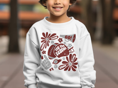 It's the Season Touchdown Go Game Graphic Sweatshirt product