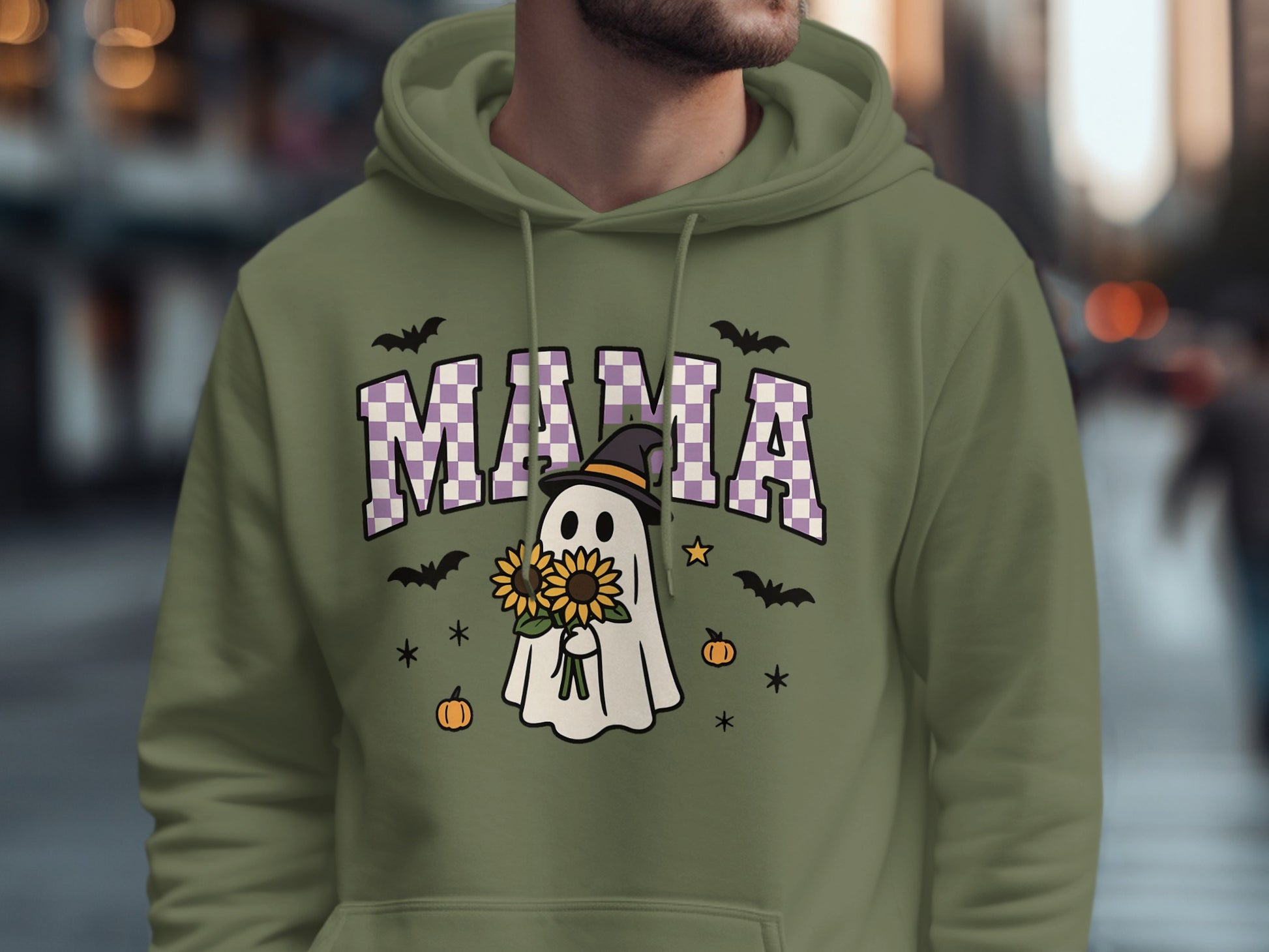 Cute Ghost Mama Halloween Hoodie product