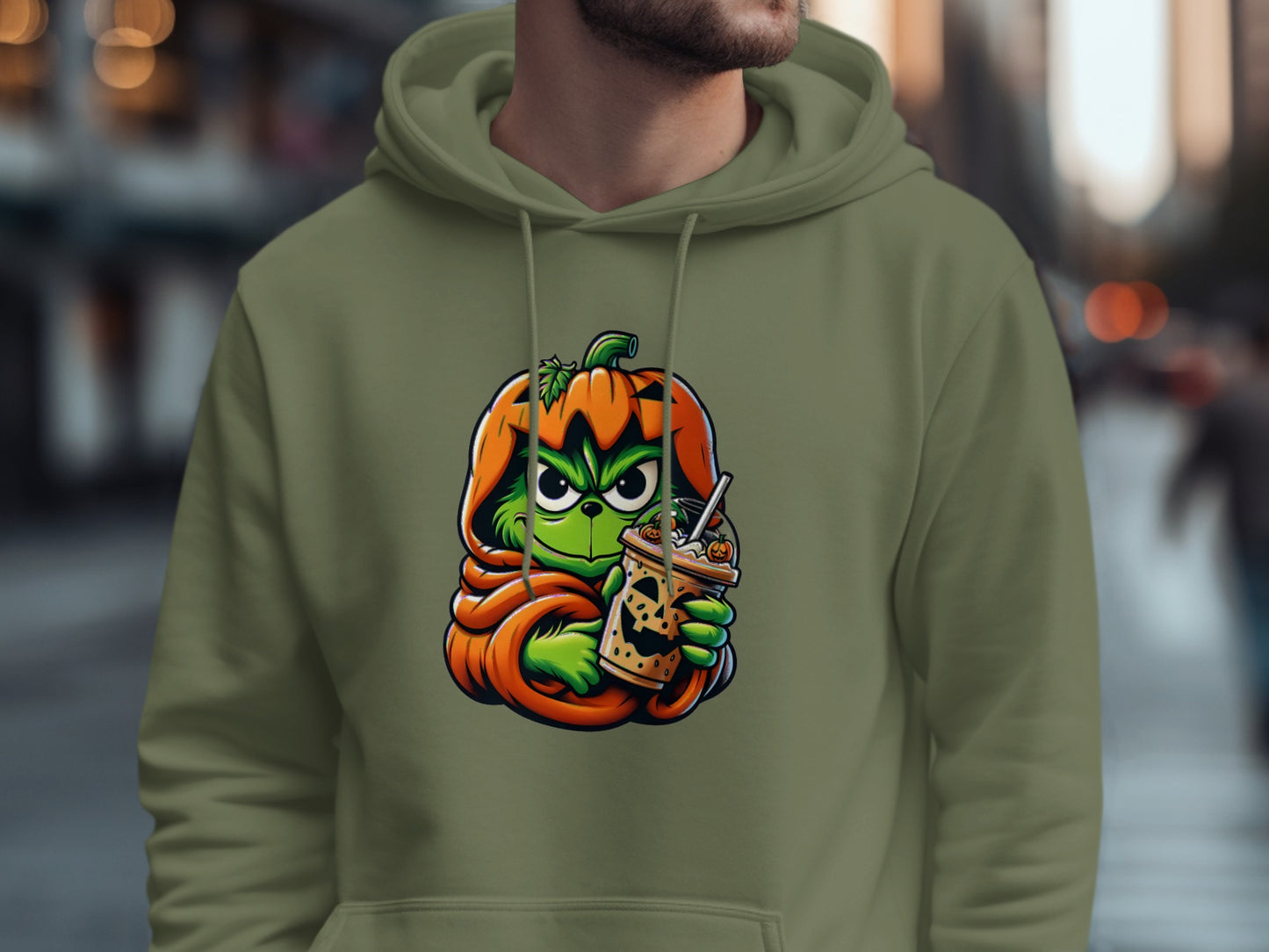 Trendy Halloween Pumpkin Graphic Hoodie product type