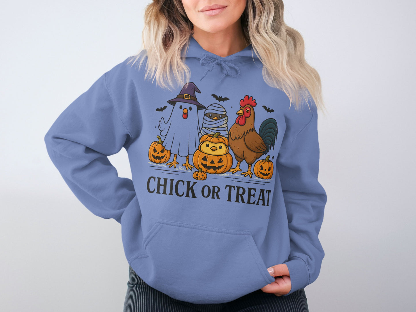 Fun Halloween Chick or Treat Hoodie Product