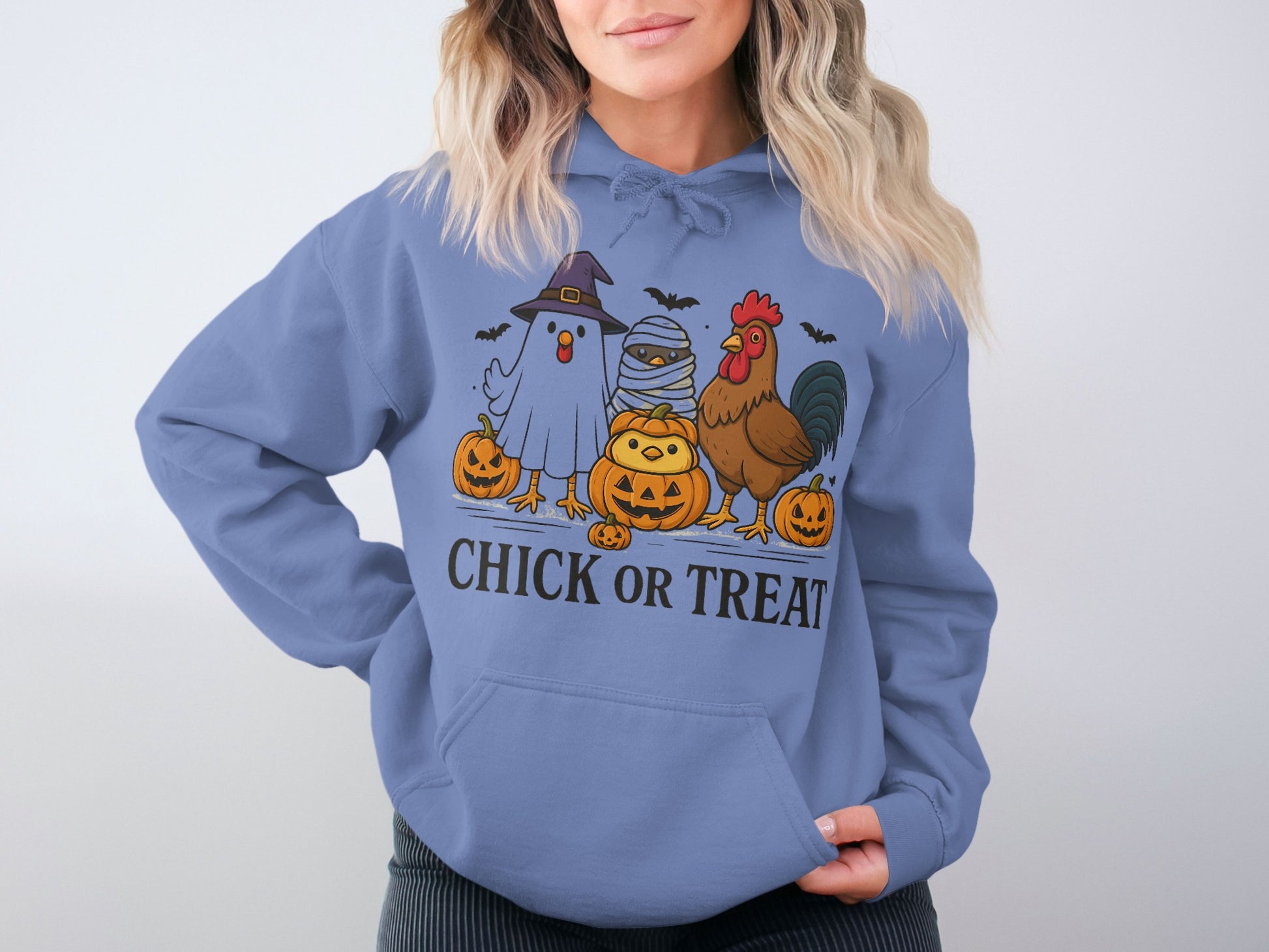 Fun Halloween Chick or Treat Hoodie Product