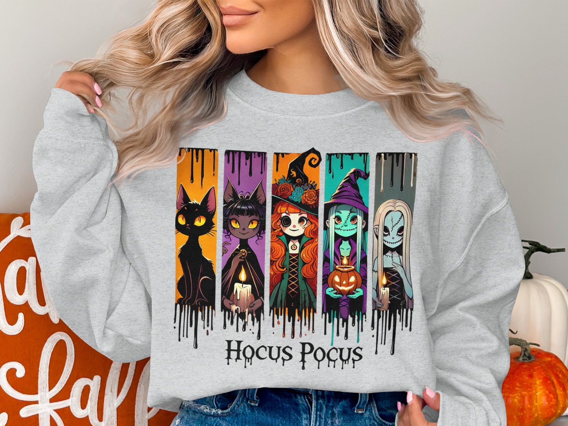 Hocus Pocus Halloween Witch Themed Sweatshirt product