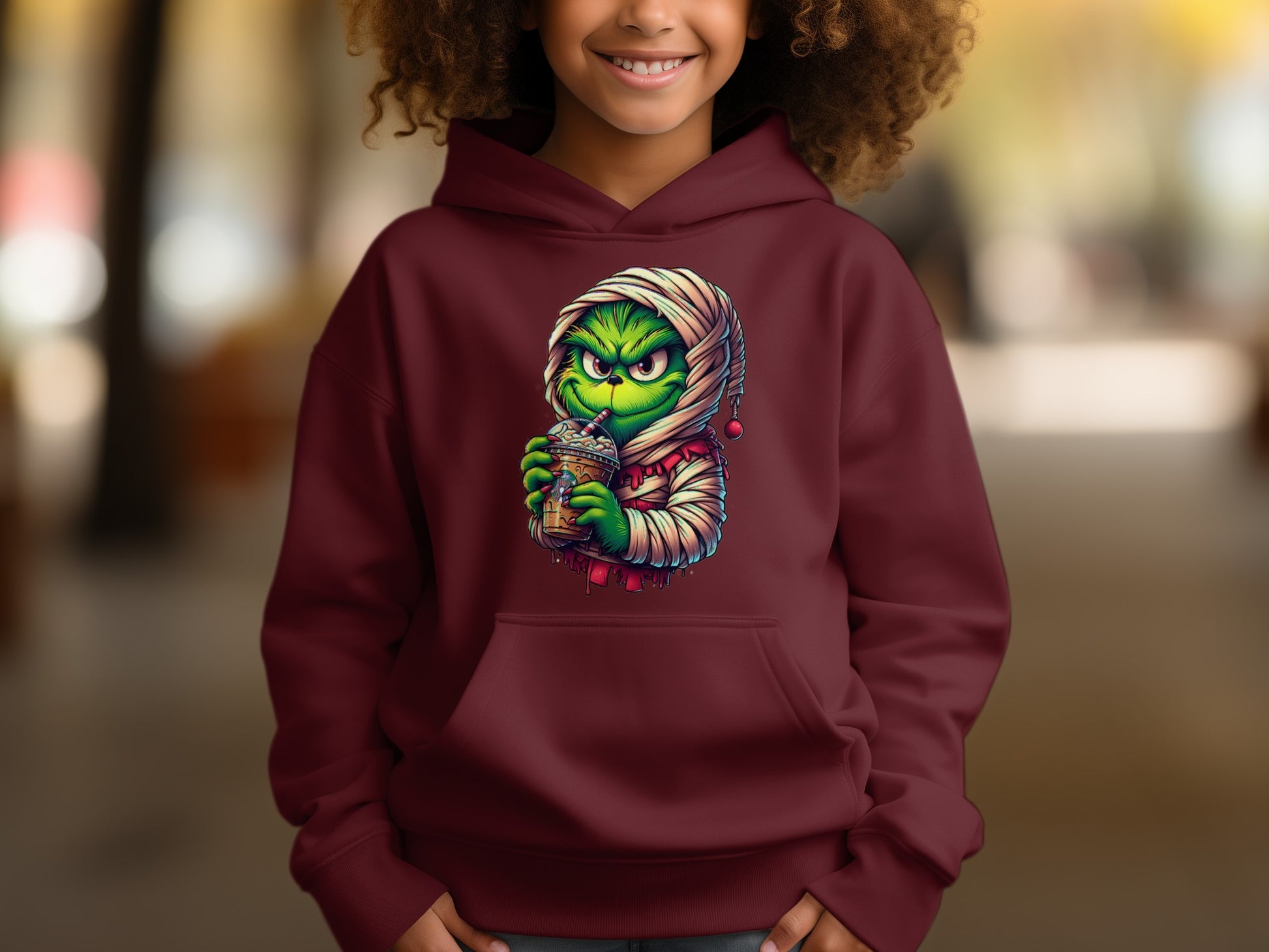 Cute Cozy Creature Drinking Hot Cocoa Hoodie product