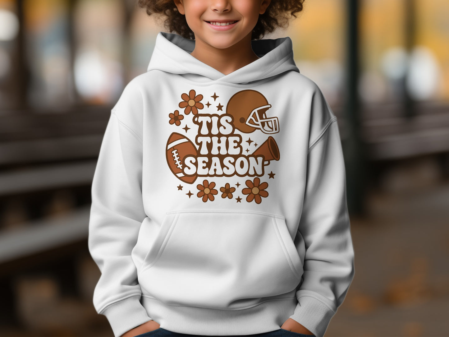 Tis The Season Football Theme Hoodie product