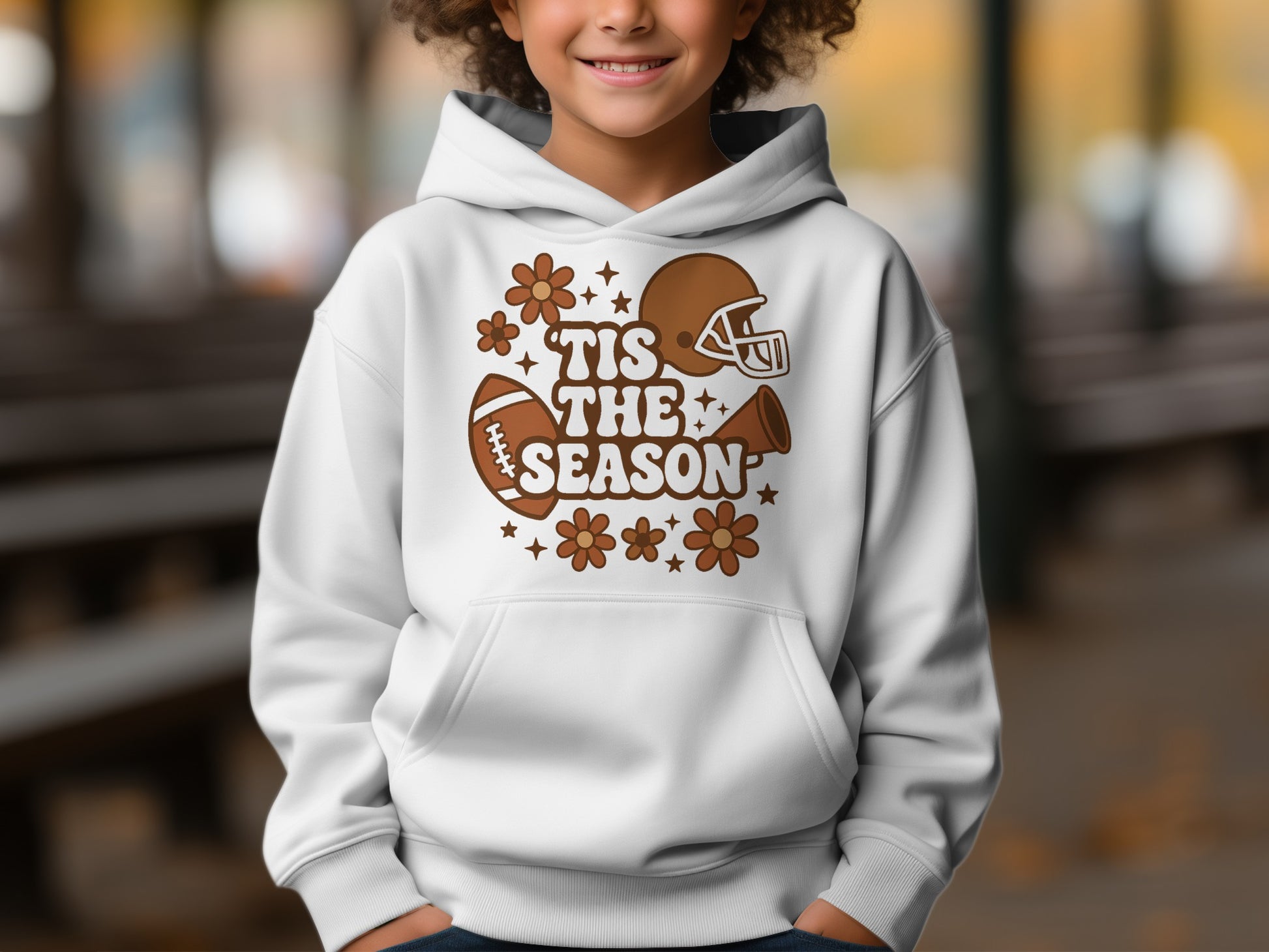Tis The Season Football Theme Hoodie product